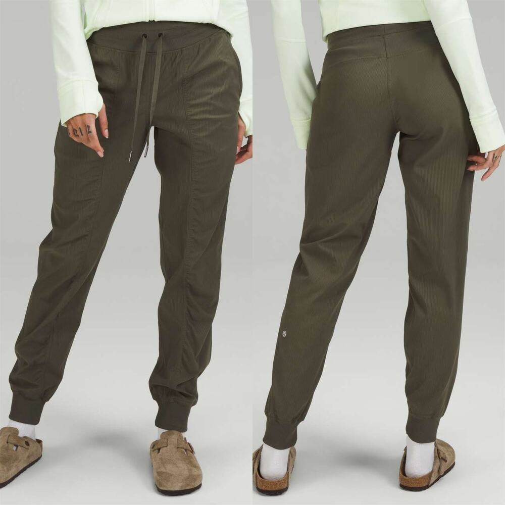 Lululemon Dance Studio Mid Rise Jogger Full Length Army Green